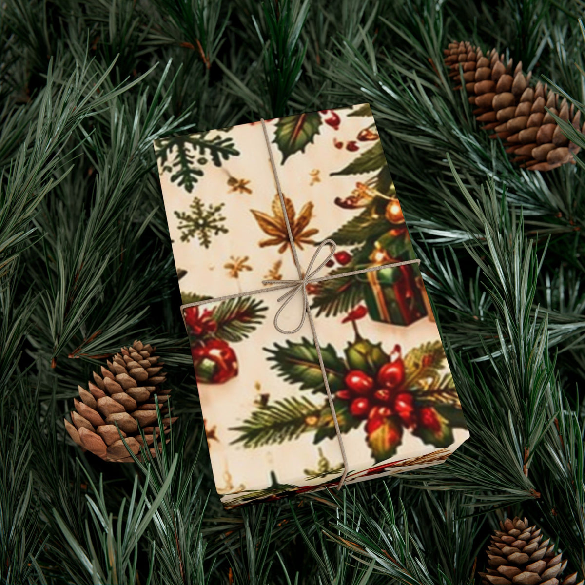 Candy Cane Cannabis Christmas Gift Wrap 🎄🌿