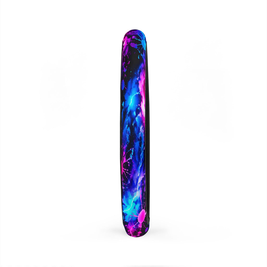Hugs & Drugs After Hours Neon Steering Wheel Cover | Blue & Pink Car Accessories