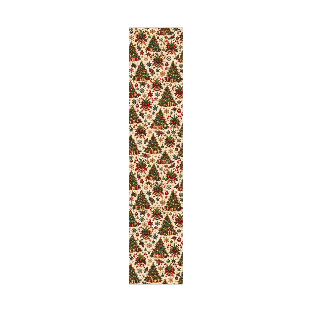 Candy Cane Cannabis Christmas Gift Wrap 🎄🌿