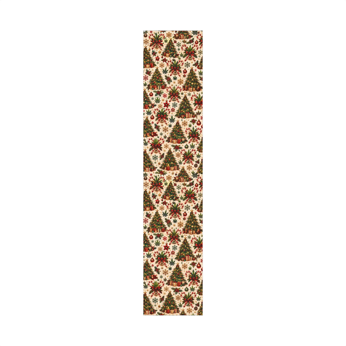 Candy Cane Cannabis Christmas Gift Wrap 🎄🌿