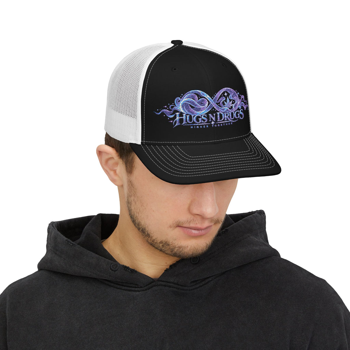 Hugs N Drugs — Higher Together Trucker Cap
