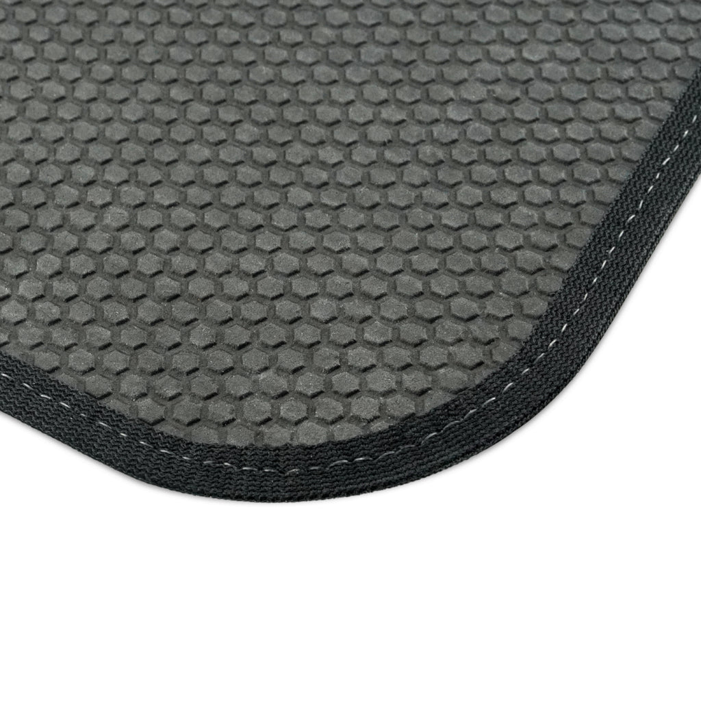 Hugs & Drugs After Hours Car Floor Mats – Neon Sports Car Design | Set of 2 Front)
