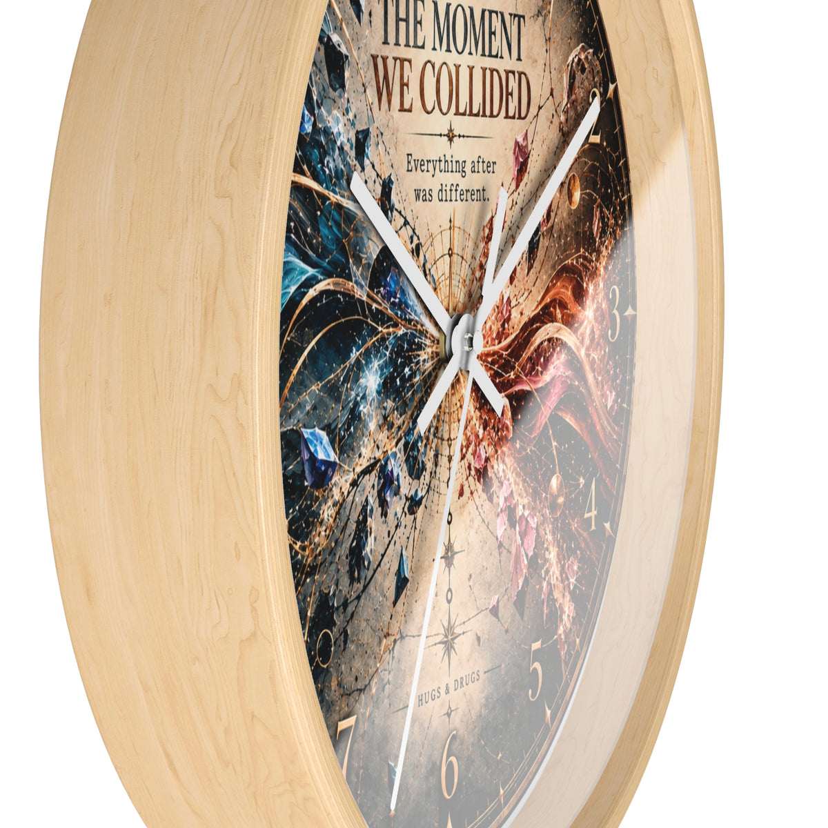 The moment we collided wall clock