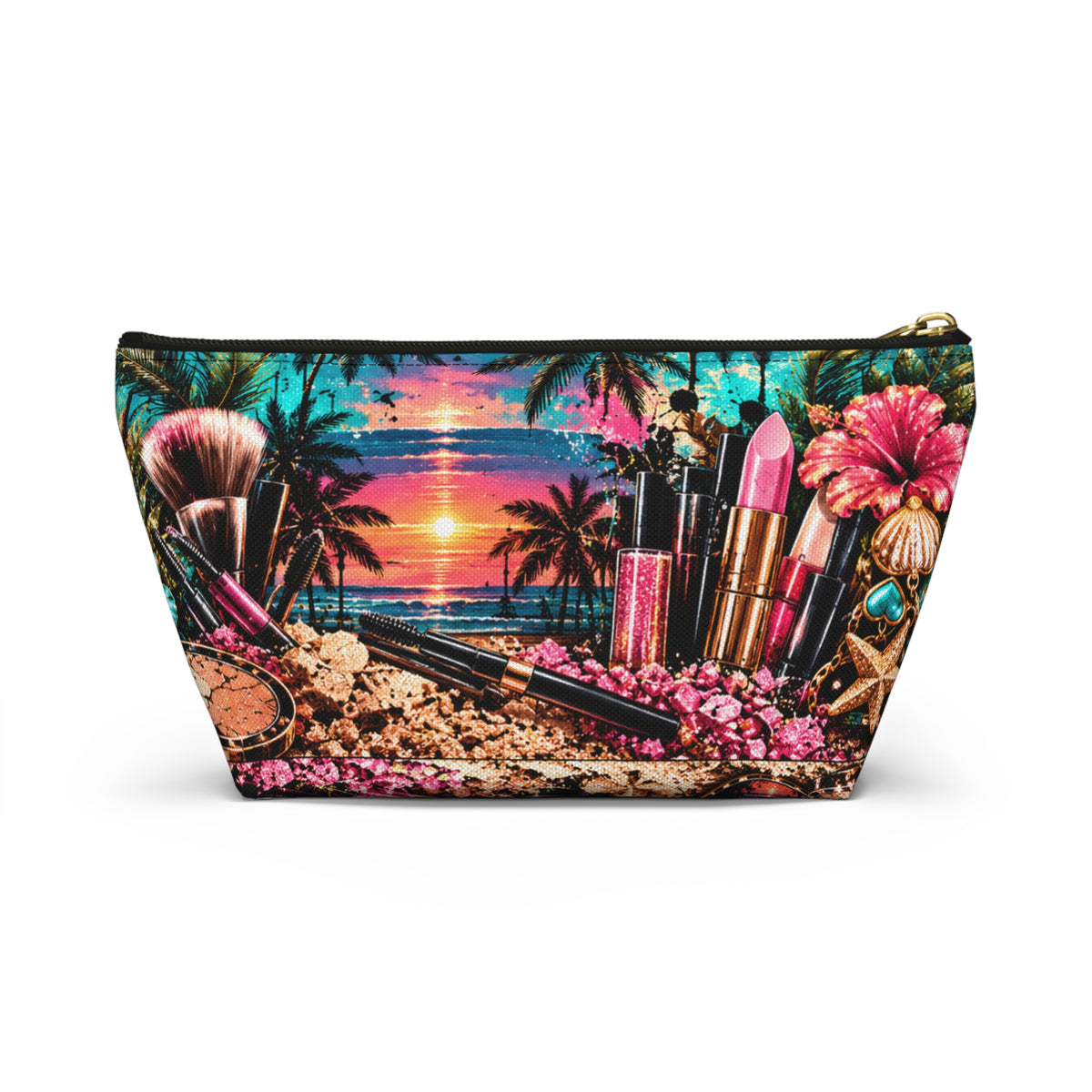 Hugs & Drugs Beauty Lab Makeup Bag |  Cosmetic Pouch & Travel Organizer