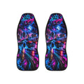 Hugs & Drugs After Hours Car Seat Covers – Neon Sports Car & Midnight City Design | Set of 2