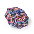 Sundazed Sunday Cloud 9 Umbrella | Colorful Psychedelic Tropical Foldable Rain Umbrella